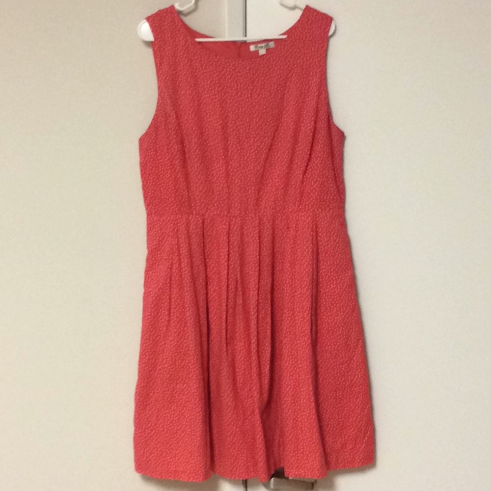Coral Polka Dot Sundress